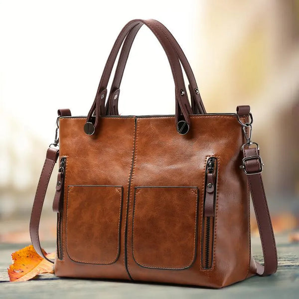 Damen Handtasche & Umhängetasche wasserdicht | Geräumig mit Fächern für Alltag & Reisen | 2-in-1 Trageweise, robust & langlebig