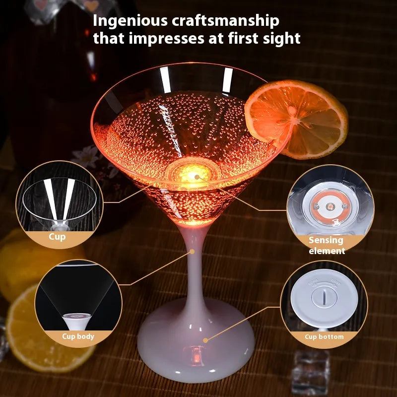 GlasGlo™ - LED-Lichtweingläser