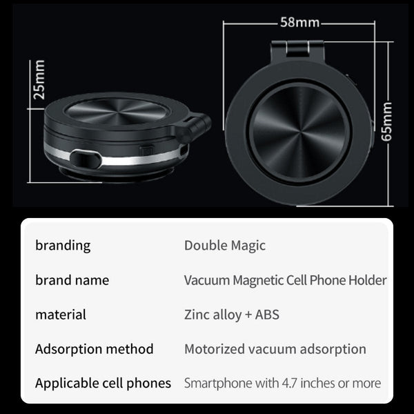 MagGrip™ - Vakuum Magnetisches Auto Telefonhalter