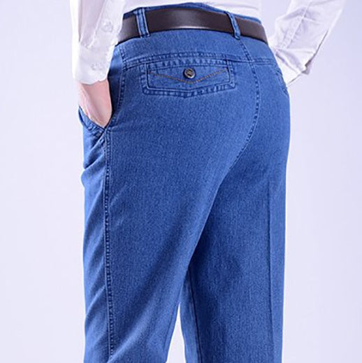 Herren Business-Casual Hose mit Stretchbund | Knitterarm, elastisch & bequem für Büro, Reise und Alltag