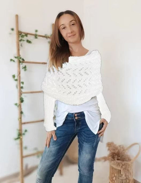 Reinhilde™ Schal – Doppelten Ärmeln Schal