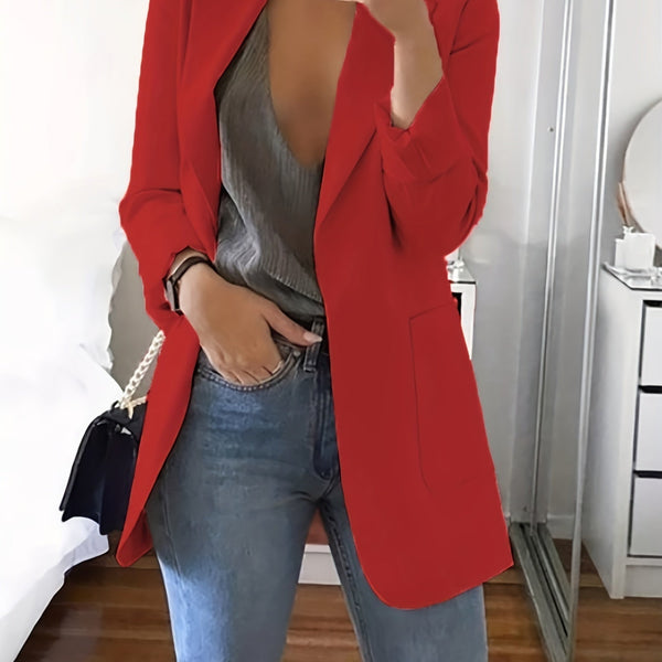 Lyra™ Lässiger Blazer in Übergröße
