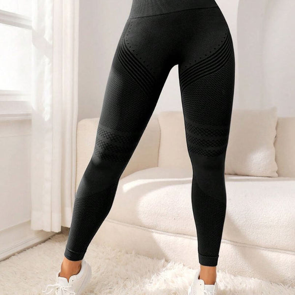 Damen Anti-Cellulite Leggings mit Po-Lift & High-Waist | Kaschiert Dellen optisch, formt Beine | Sport & Alltag, 1+1 Set