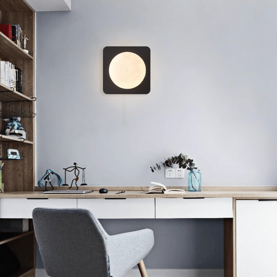 LunaGlow™ - 3D-gedruckte Mondlampe mit Smart-Touch und stufenloser Dimmfunktion Nachtlicht