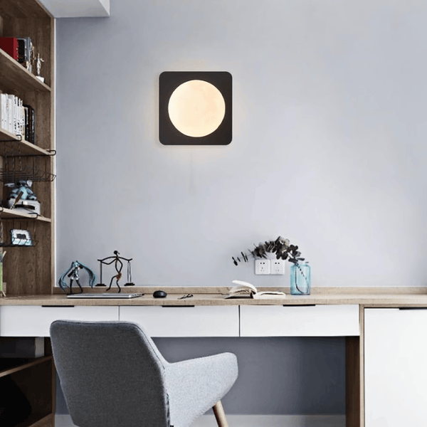 LunaGlow™ - 3D-gedruckte Mondlampe mit Smart-Touch und stufenloser Dimmfunktion Nachtlicht