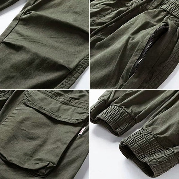 Herren Stretch-Cargohose mit Funktionstaschen | Bewegungsfrei, robust & bequem für Alltag und Outdoor