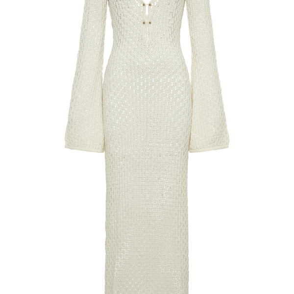 Lorettie | Elegantes weißes Kleid