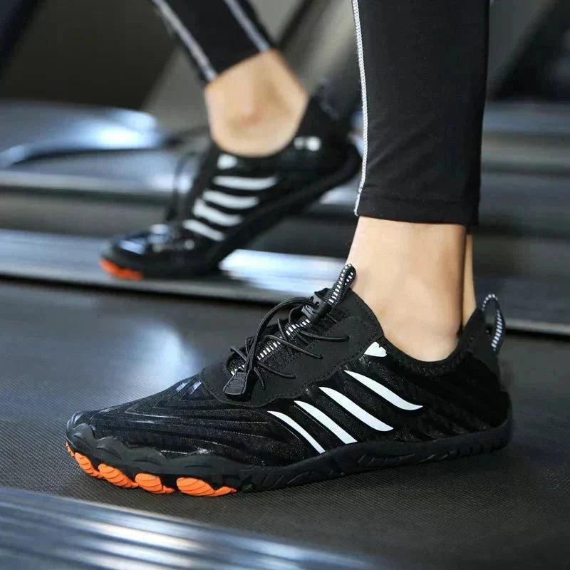 Unisex Sneaker mit Zehenschutz | Leicht, atmungsaktiv & flexibel | Barfußgefühl für Alltag & Freizeit