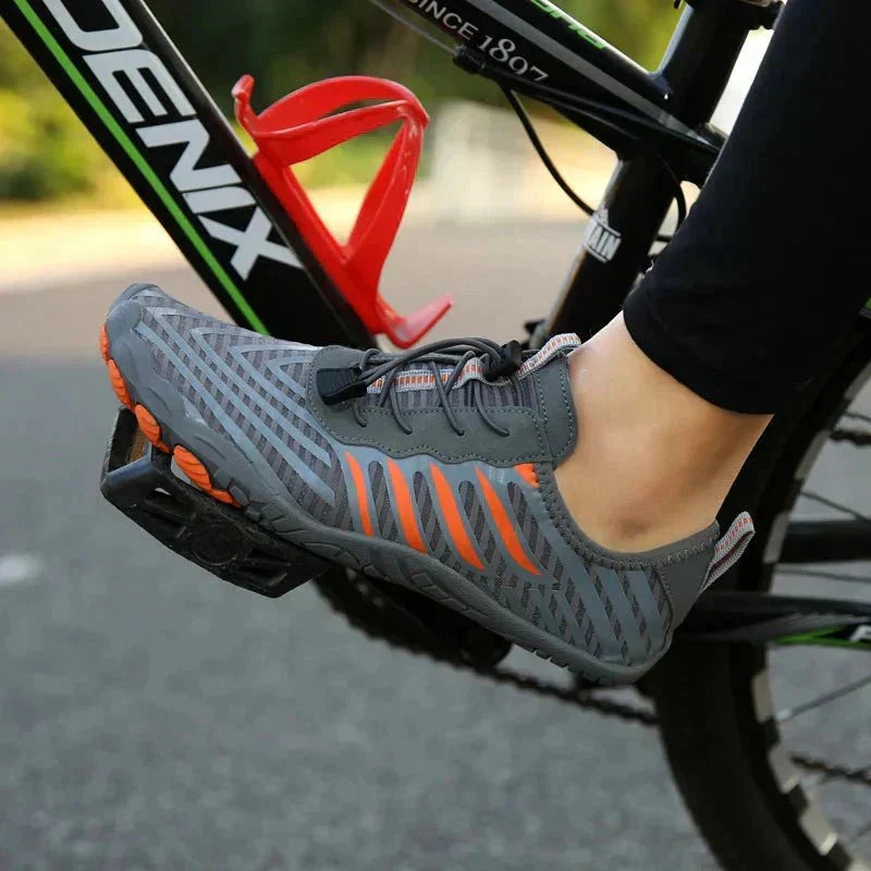 Unisex Sneaker mit Zehenschutz | Leicht, atmungsaktiv & flexibel | Barfußgefühl für Alltag & Freizeit