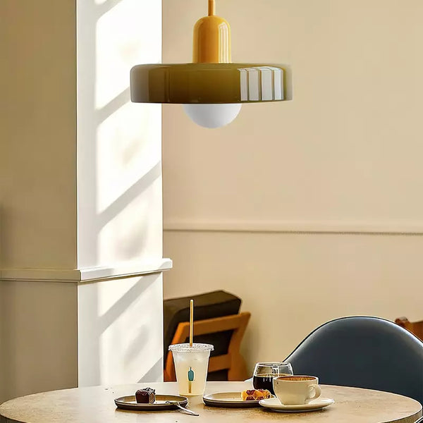NordicGlass | Skandinavische Pendelleuchte | Hochwertiges Glasdesign | Warmes, diffuses Licht