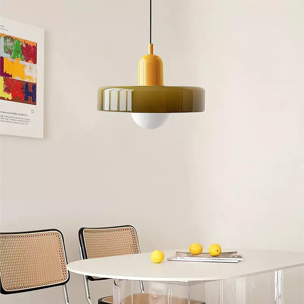 NordicGlass | Skandinavische Pendelleuchte | Hochwertiges Glasdesign | Warmes, diffuses Licht