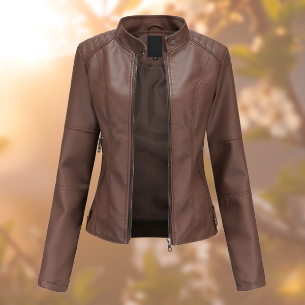 Sarah™ Die modische und einmalige Lederjacke