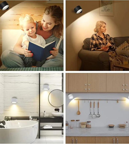 Liora™ – Elegante kabellose Wandleuchte