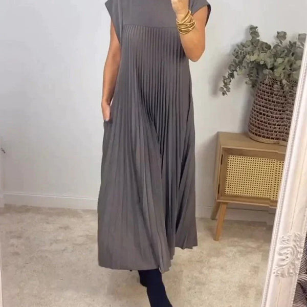 Artemis™ - Ärmelloses Faltenkleid