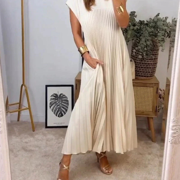 Artemis™ - Ärmelloses Faltenkleid