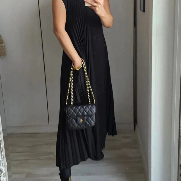Artemis™ - Ärmelloses Faltenkleid