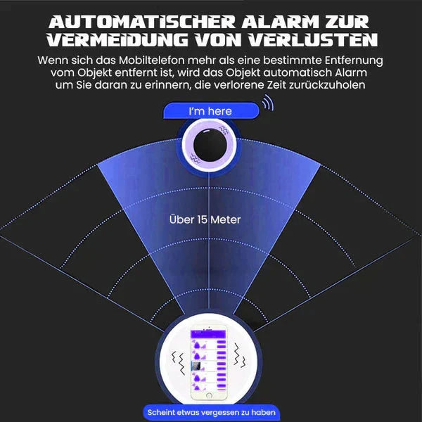 Mini Magnetischer GPS-Tracker | Echtzeit-Ortung | Starke Magnetbefestigung | Lange Akkulaufzeit