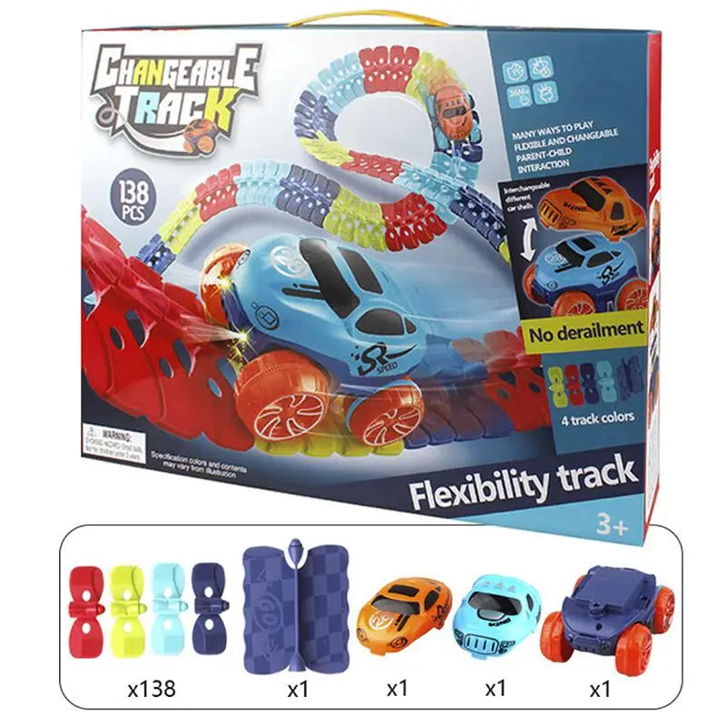 SpeedFlex™ | Convertible Car Track mit Serpentinen-Technologie für endlosen Spaß