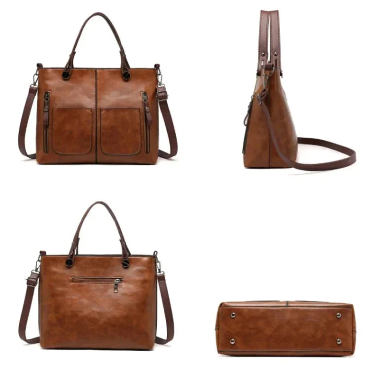 Damen Handtasche & Umhängetasche wasserdicht | Geräumig mit Fächern für Alltag & Reisen | 2-in-1 Trageweise, robust & langlebig