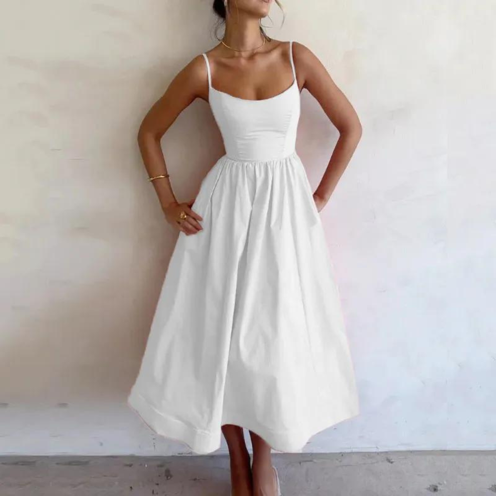 Damen Sommerkleid mit schmeichelnder Passform | Fließend & elegant für Party, Date & Urlaub | Größen S–2XL
