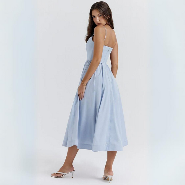 Damen Sommerkleid mit schmeichelnder Passform | Fließend & elegant für Party, Date & Urlaub | Größen S–2XL