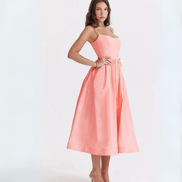 Damen Sommerkleid mit schmeichelnder Passform | Fließend & elegant für Party, Date & Urlaub | Größen S–2XL