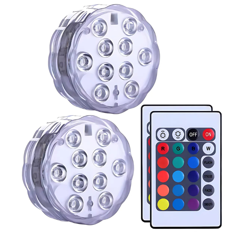 Aquanova™ | Ferngesteuerte LED-Lichter für magische Unterwasseratmosphäre (1+1 GRATIS)