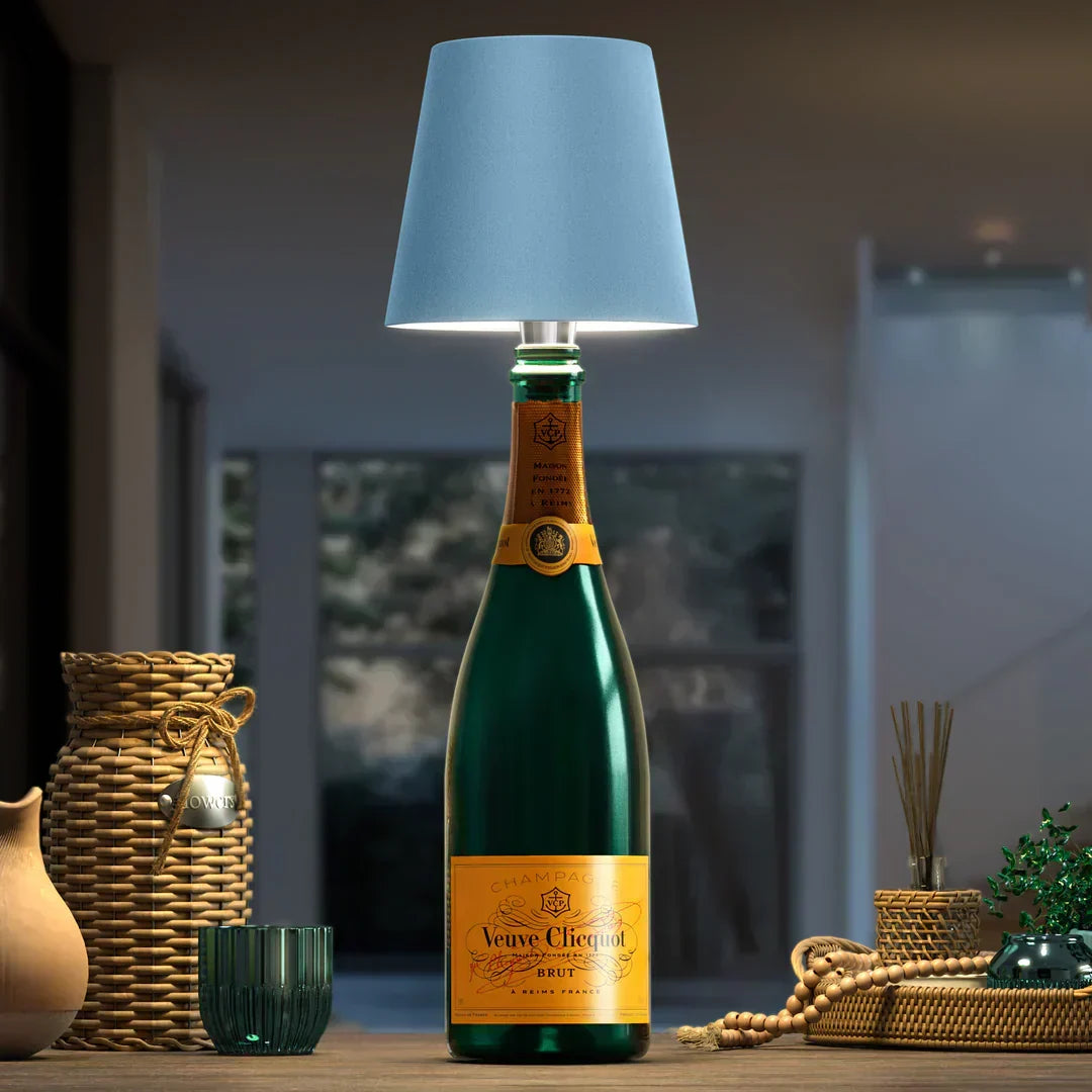 VinoGlow™ | USB-Ladung Touch Control Flaschenlampe mit stufenloser Dimmung für Schreibtisch oder Bar