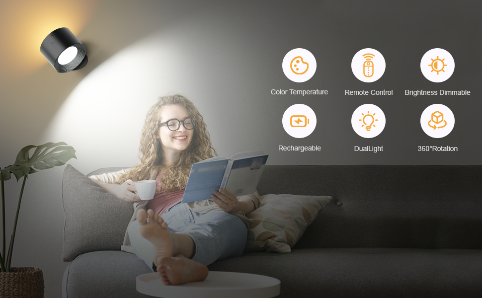 LiteGlow™ - 360° Drehbare Magnetische LED-Leuchte (50% RABATT)