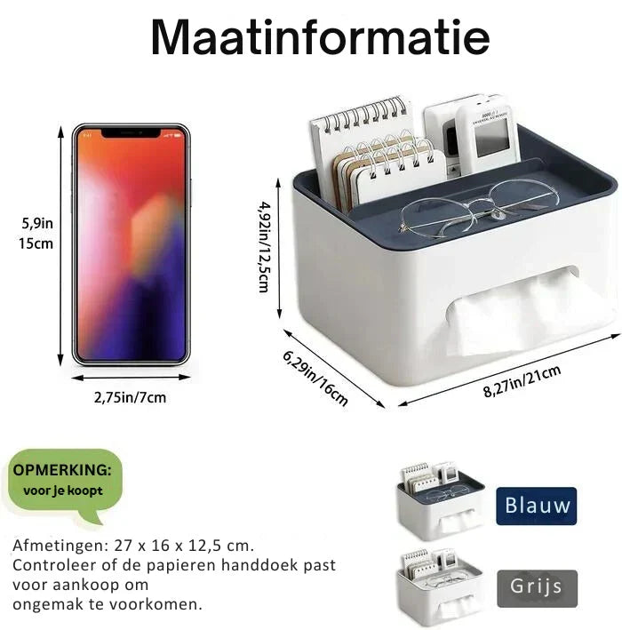 NeatBox™ - Multifunktionale Tissuehalter