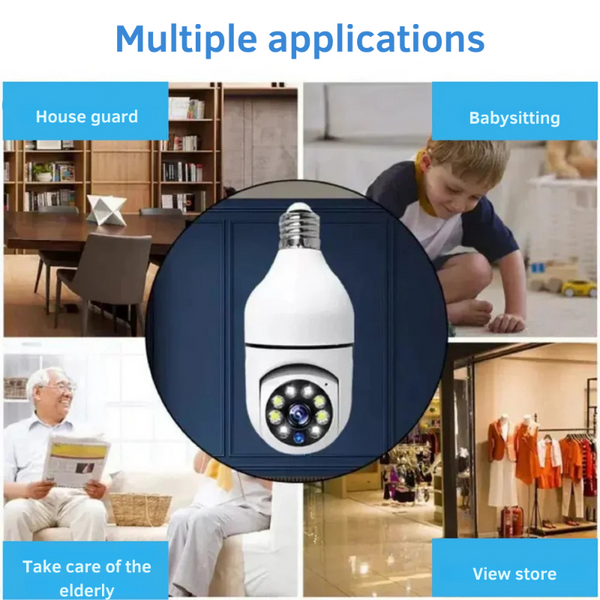 InvisiBulb Cam™ – Diskrete Hausüberwachung