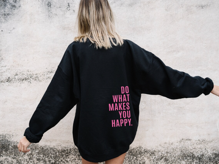Unisex Hoodie mit Statement-Print | Weiche Baumwollmischung & lockere Passform | Casual Streetwear