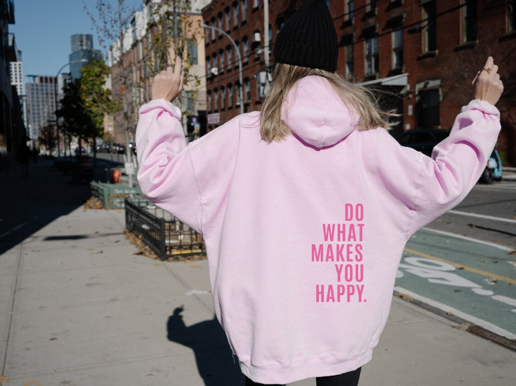 Unisex Hoodie mit Statement-Print | Weiche Baumwollmischung & lockere Passform | Casual Streetwear