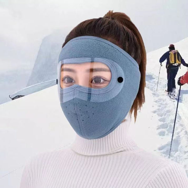 FrostSchutz™ Warme Fleece-Gesichtsmaske mit Visier