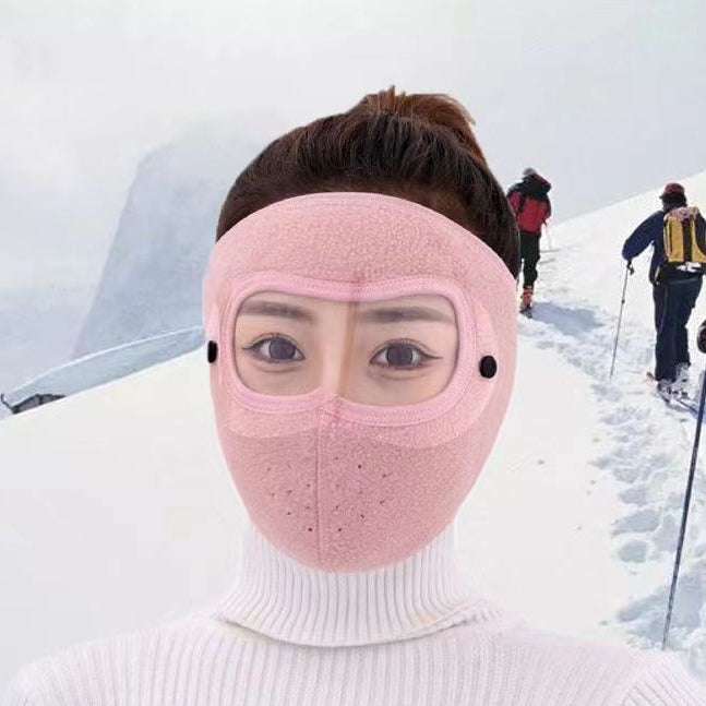 FrostSchutz™ Warme Fleece-Gesichtsmaske mit Visier