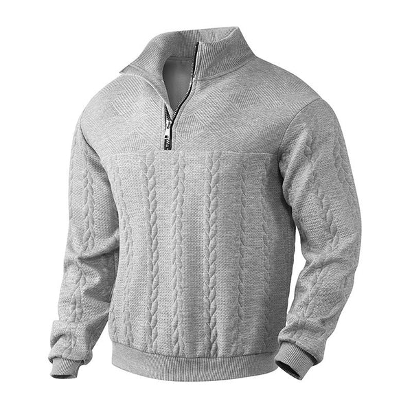 Benn | Pullover mit Viertelreißverschluss