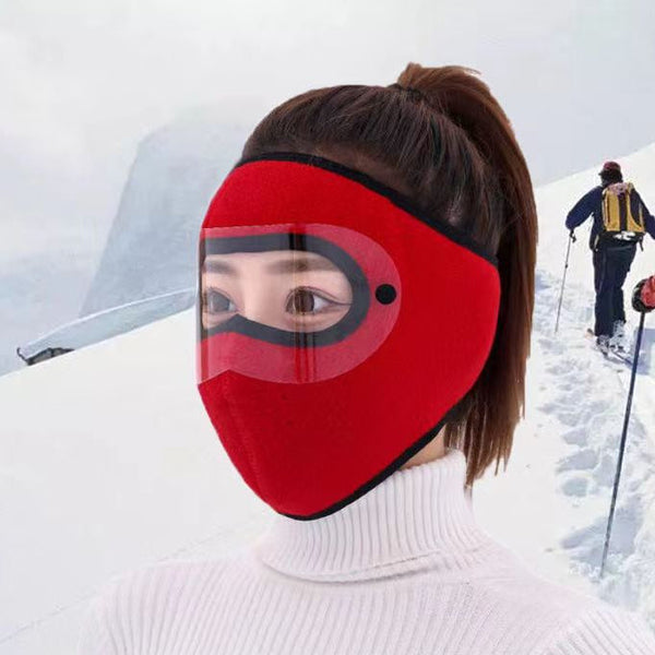 FrostSchutz™ Warme Fleece-Gesichtsmaske mit Visier