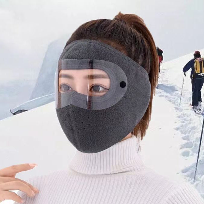FrostSchutz™ Warme Fleece-Gesichtsmaske mit Visier