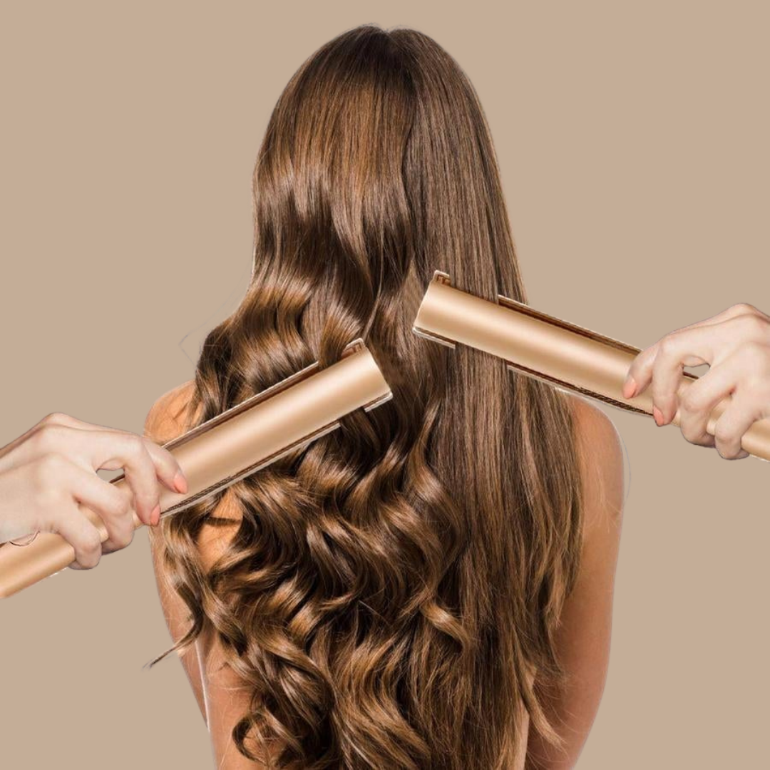Lockenstab für perfekte Locken | Welleneisen und Warmluftbürste für Salonfrisuren | LockenLieb
