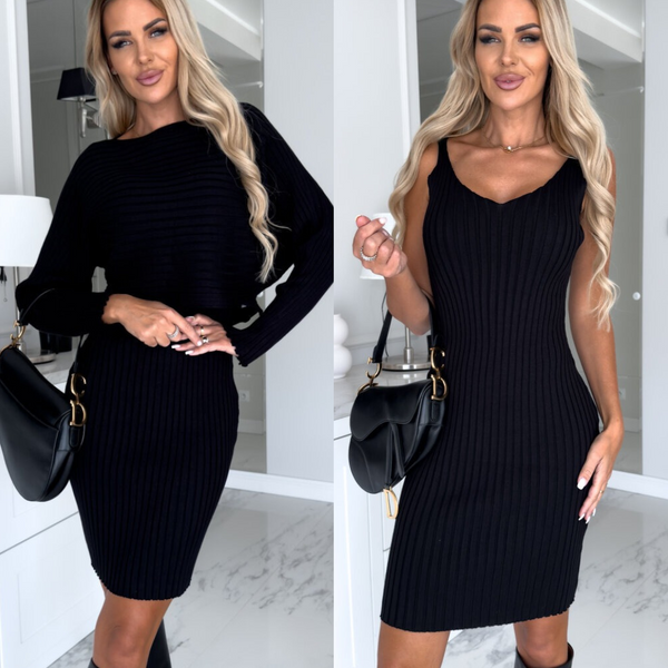 Giselle™ | ärmelloses Kleid & Pullover