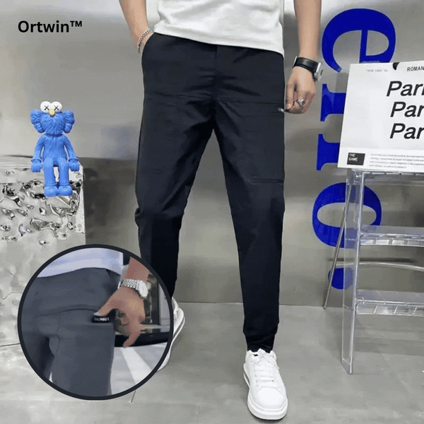 Herren Winter-Cargohose mit mehreren Taschen | Dehnbar, warm & bequem für Outdoor, Alltag und Freizeit
