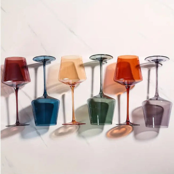 Prismate™ - Elegantes Kristall-Weinglas-Set (6 Stück)