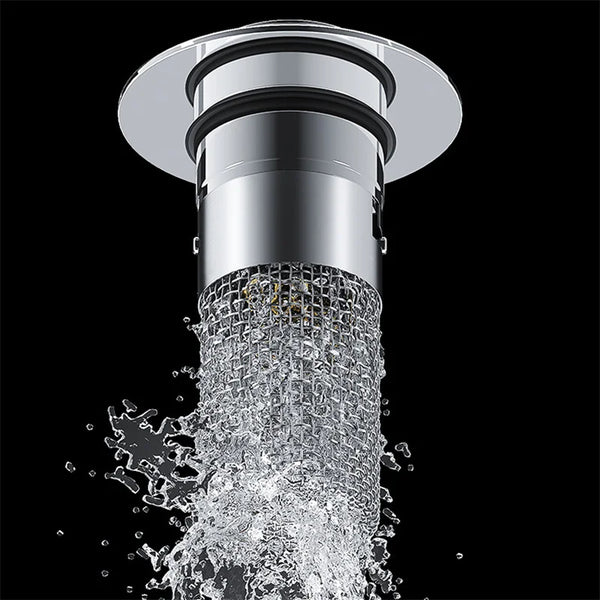 Abflusssieb für Dusche und Waschbecken | Haarsieb aus Edelstahl | StoppFix
