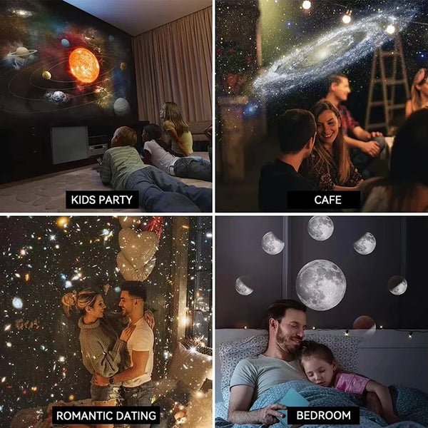 Stellara™ – Multi-Modus-Galaxie-Sternprojektor-Lampe