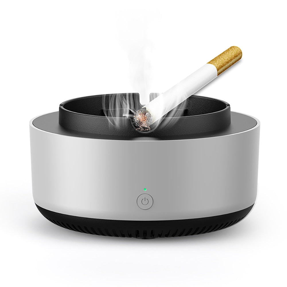 NoSmoke™ – Elektrischer Rauchfilter-Aschenbecher | Luftreinigend & Geruchsneutralisierend | 50% RABATT