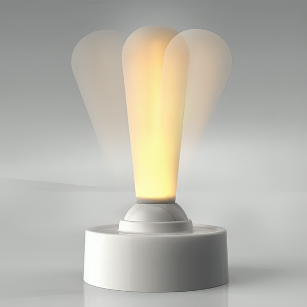 Nachttischlampe & Akku Tischleuchte | LED Dimmbare Stehlampe im modernen Joystick-Design | GlowDo