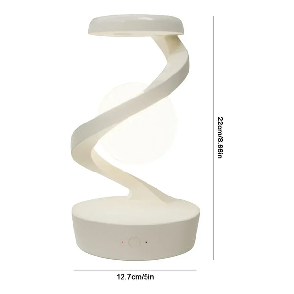 3D Schwebende LED-Lampe mit Wireless Charger – Kreative Mondlicht-Tischlampe