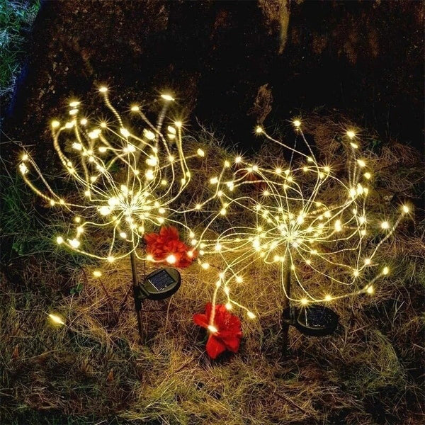 (1+1 Gratis) Solar-Gartenfeuerwerk - Erwecke deinen Garten zum Leben!