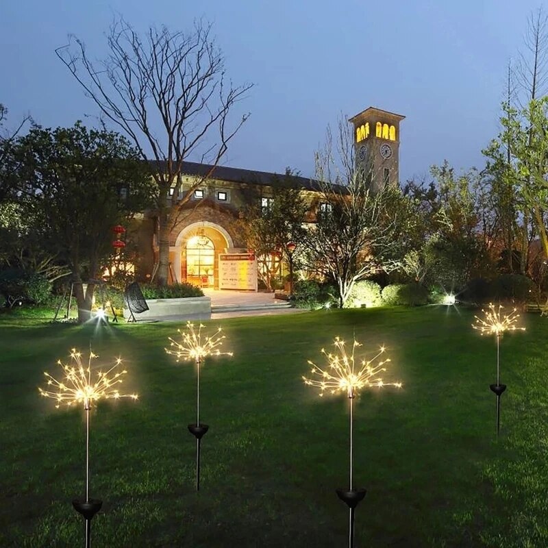 (1+1 Gratis) Solar-Gartenfeuerwerk - Erwecke deinen Garten zum Leben!