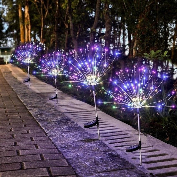 (1+1 Gratis) Solar-Gartenfeuerwerk - Erwecke deinen Garten zum Leben!